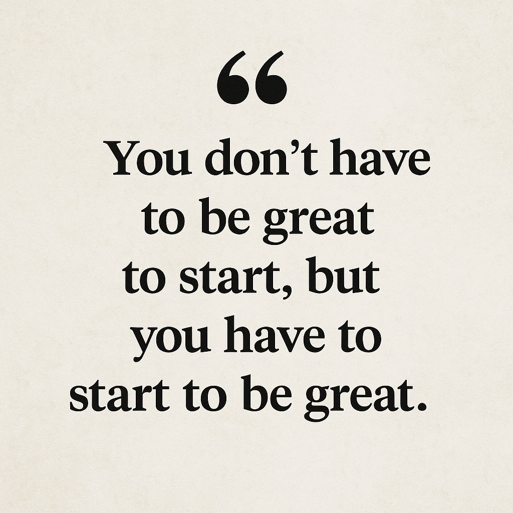 Taking the first step to success